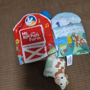 Colorful Farm-Themed Soft Baby Book